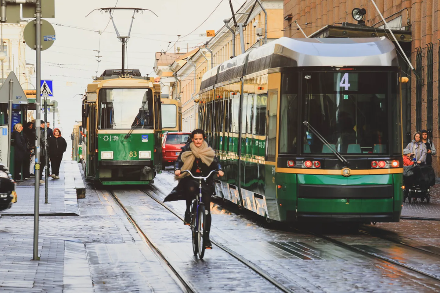 Helsingi. Pilt on illustreeriv.
