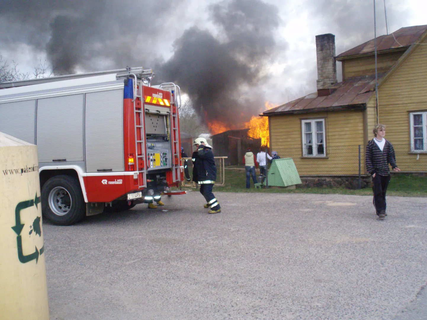 Põleng Abja-Paluojal.