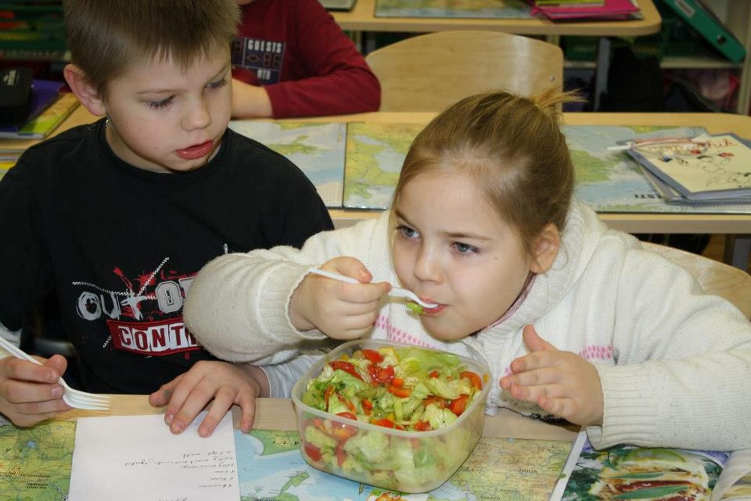 Vanalinna kooli tervisenädal: tervislik toitumine.