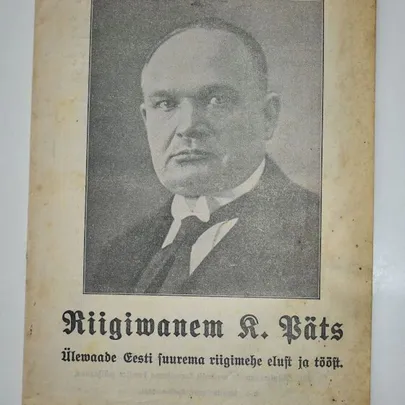Tüüpiline Pätsi ülistav trükis