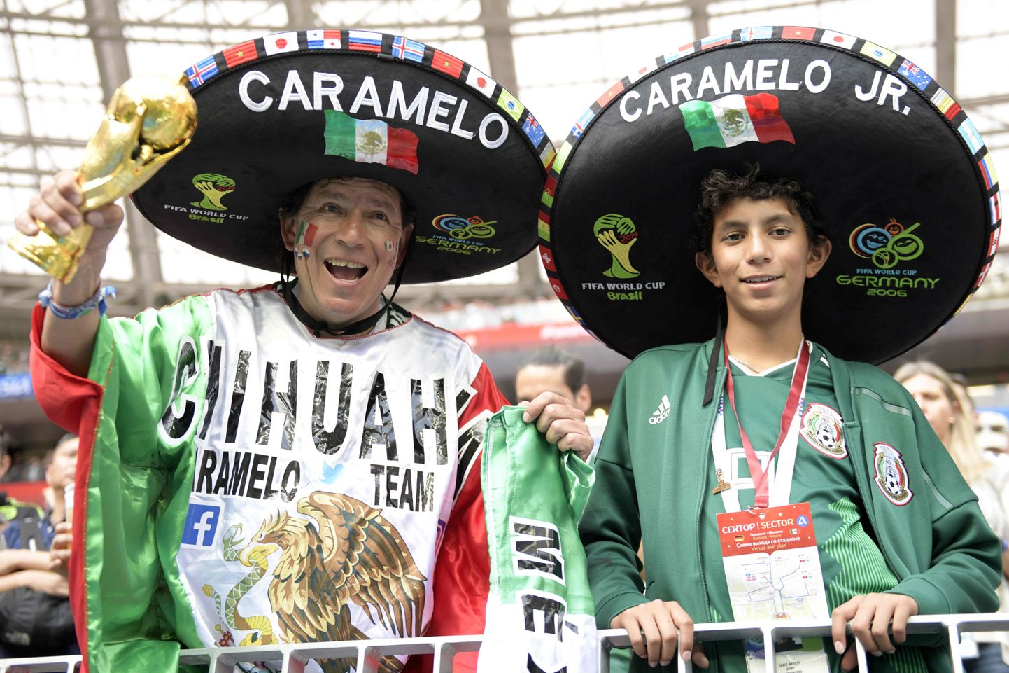 Фанаты сборной Мексики. Фото иллюстративное