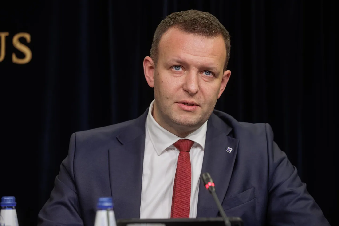 Sotsiaaldemokraatliku Erakonna esimees, siseminister Lauri Läänemets