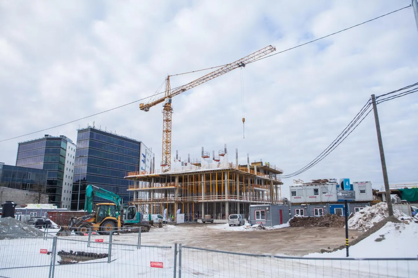 В Technopolis Ülemiste заложили в пятницу краегольный камень.