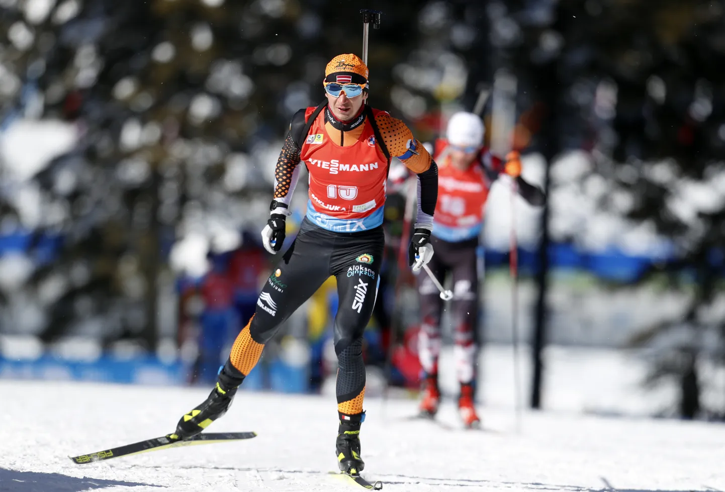 Latvijas biatlonists Andrejs Rastorgujevs