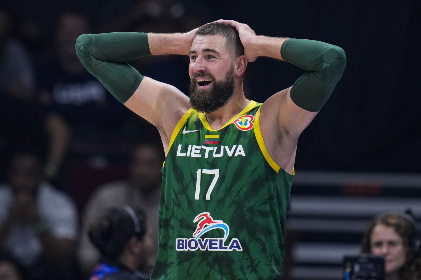 Leedu NBA täht Jonas Valančiūnas.