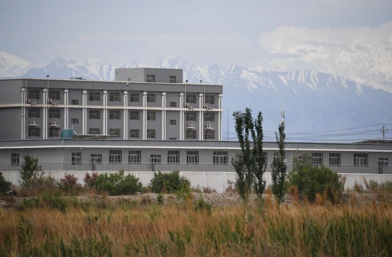Akto ümberõppelaager Loode-Xinjiangis.