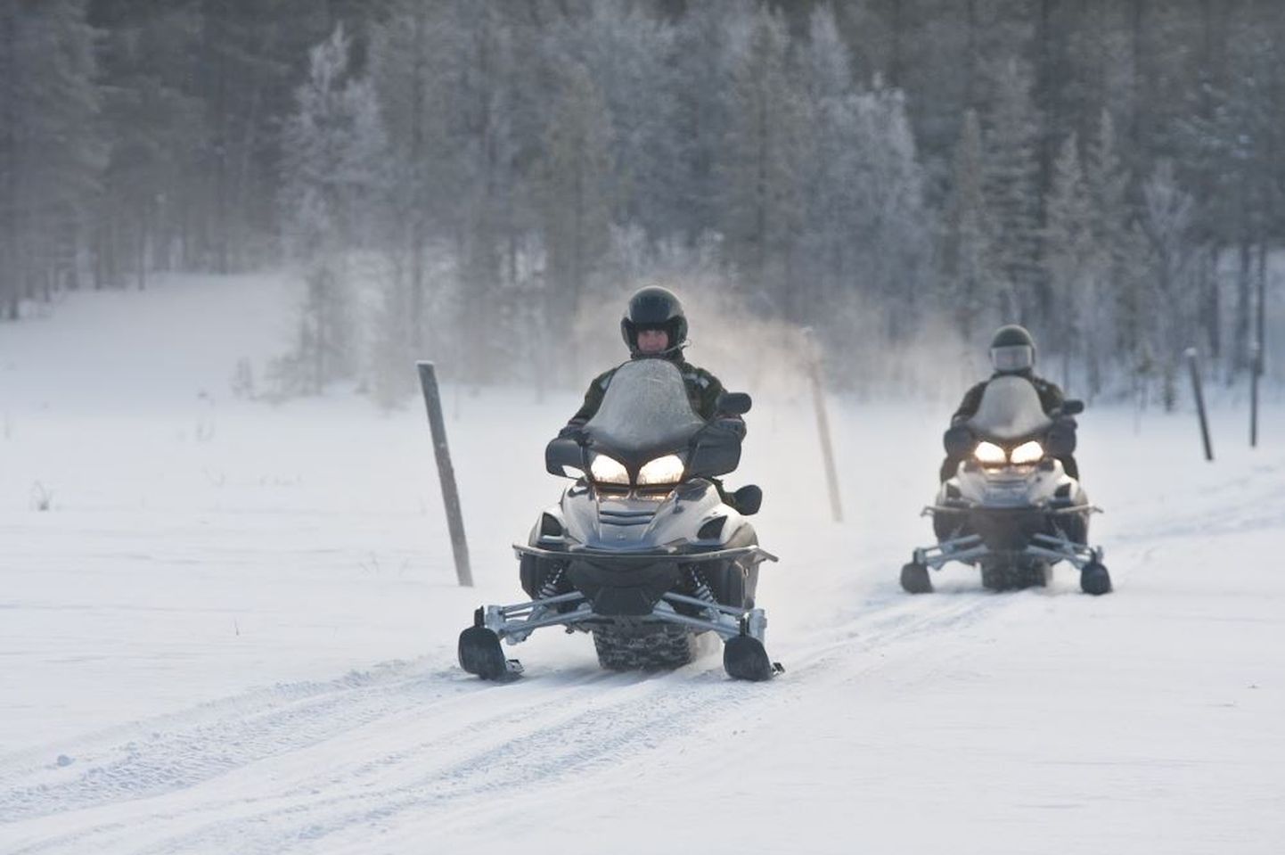 Soome piirivalvurid patrullimas.