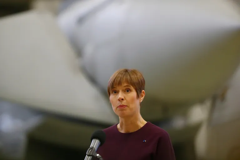 Kersti Kaljulaid, 10.01 pidamas NATO kõnet.