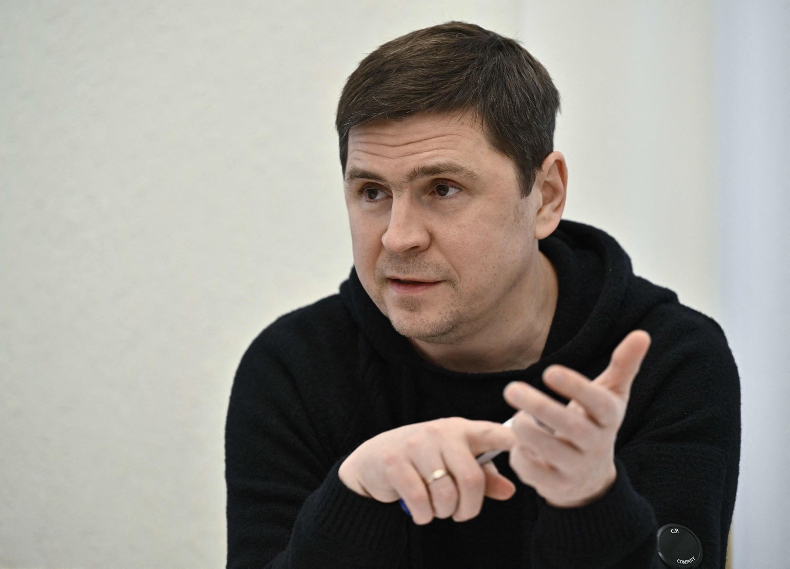 Ukrainas prezidenta biroja vadītāja padomnieks Mihailo Podoļaks.