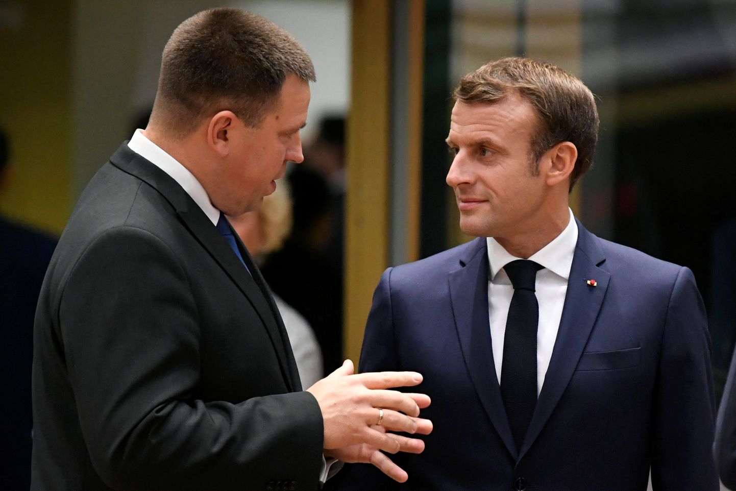 Jüri Ratas ja Emmanuel Macron