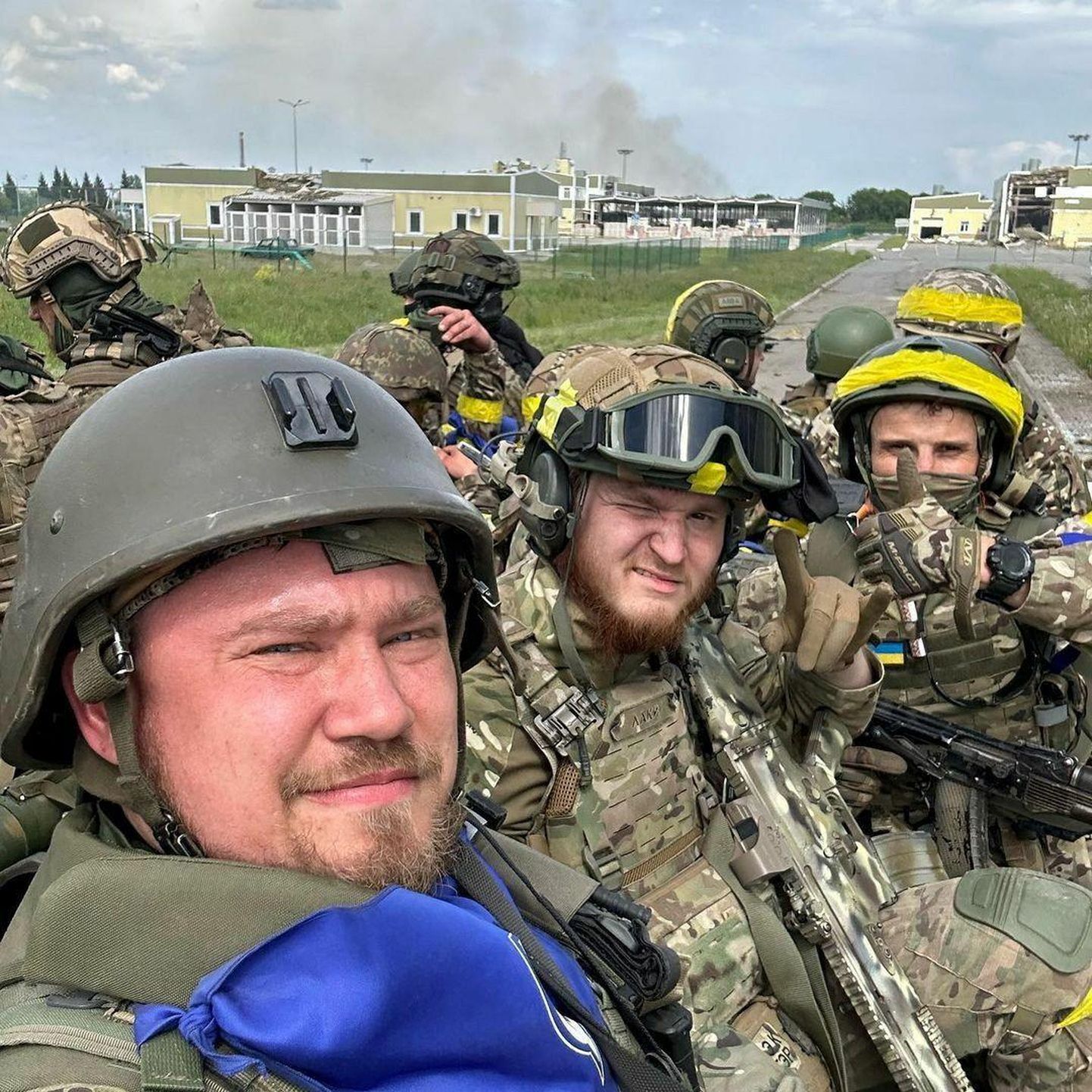 Vaba Venemaa Leegioni võitjejad Belgorodi oblastis. 