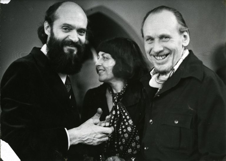 Arvo Pärt, Irena Veisaitè ja Grigori Kromanov 1970ndate teisel poolel