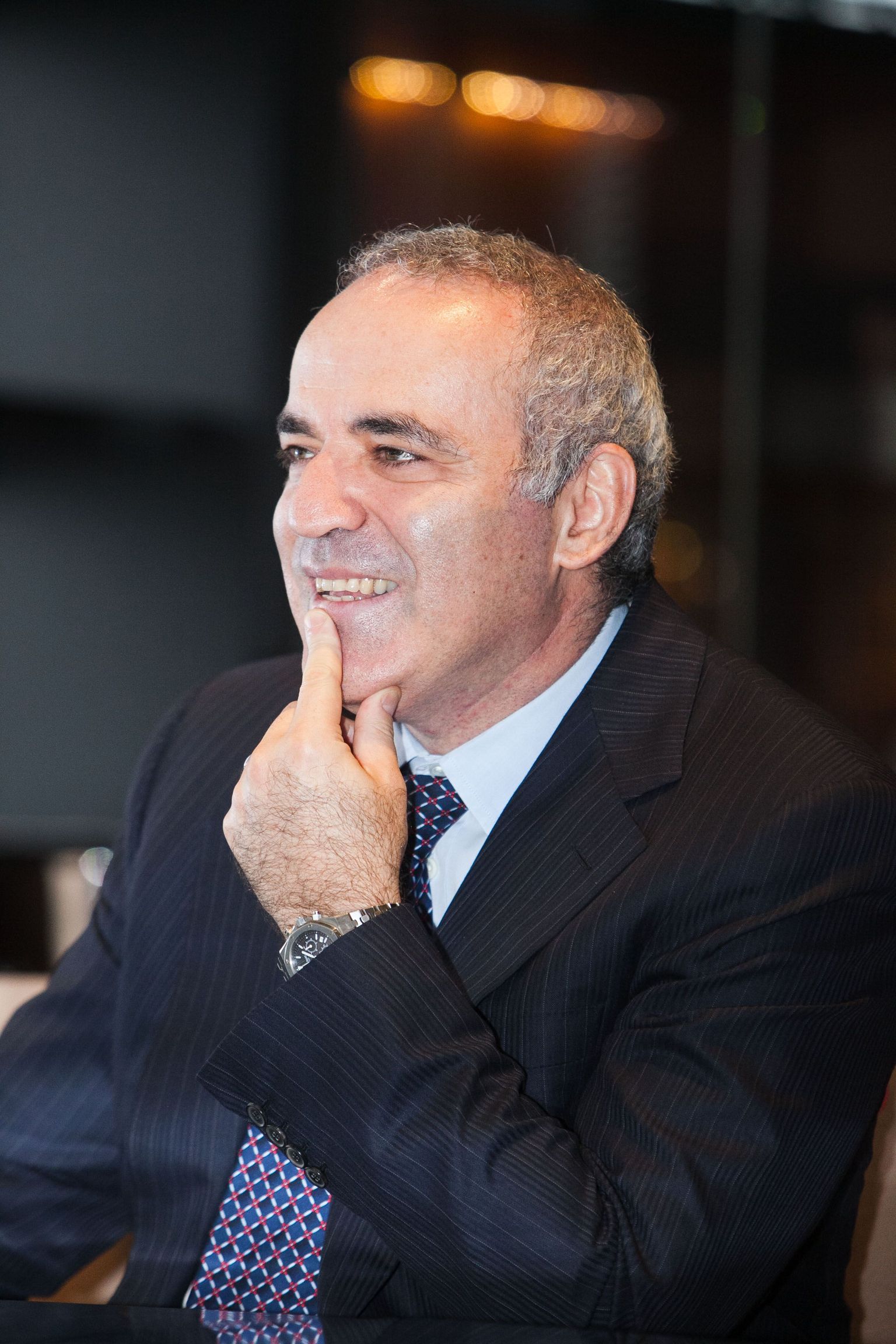Garri Kasparov Tallinnas oktoobris 2013.