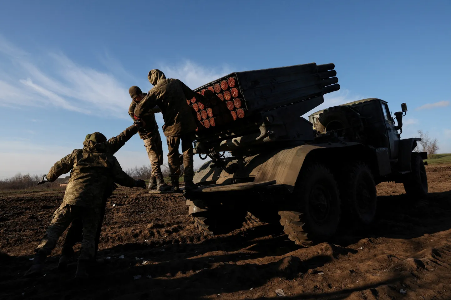 Украинские военные.