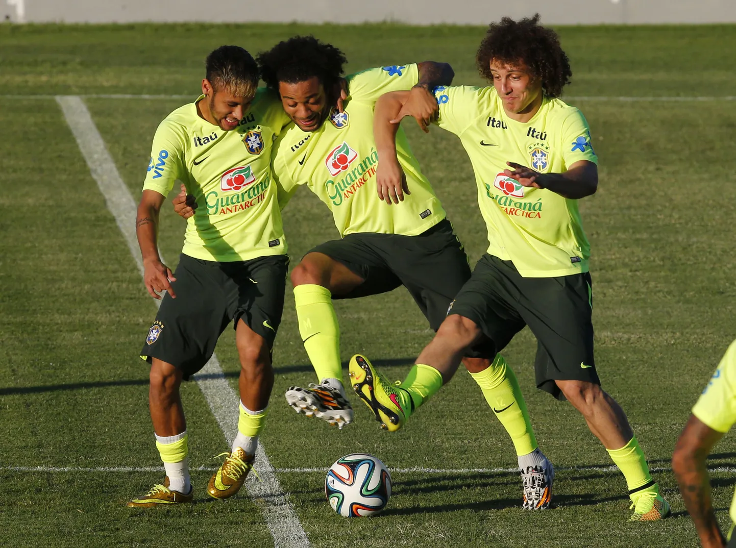Brasiilia mängijad.