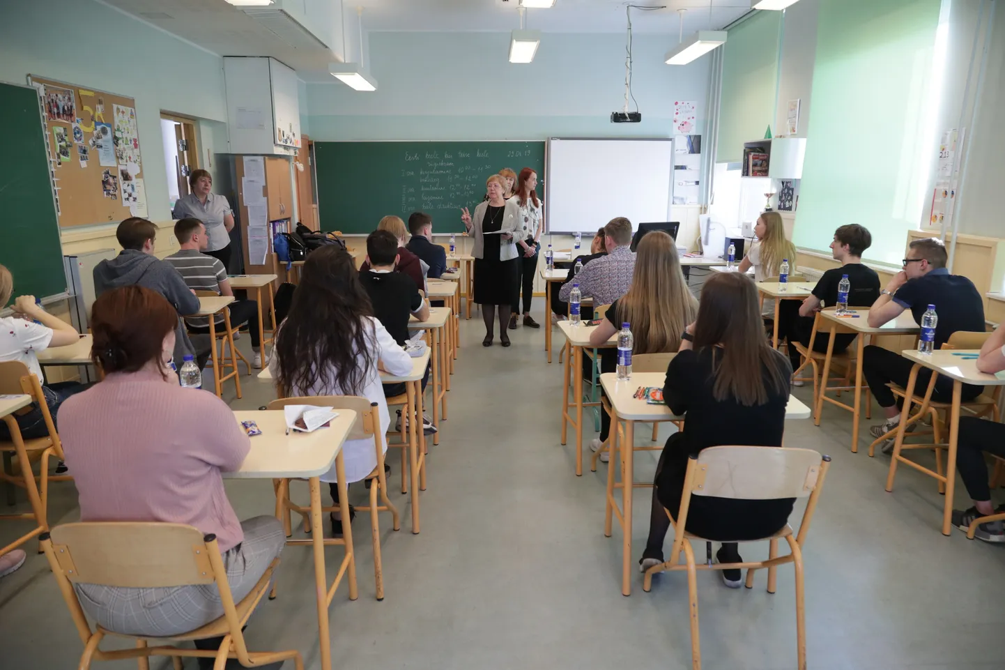 Riigieksam Tallinna humanitaargümnaasiumis.