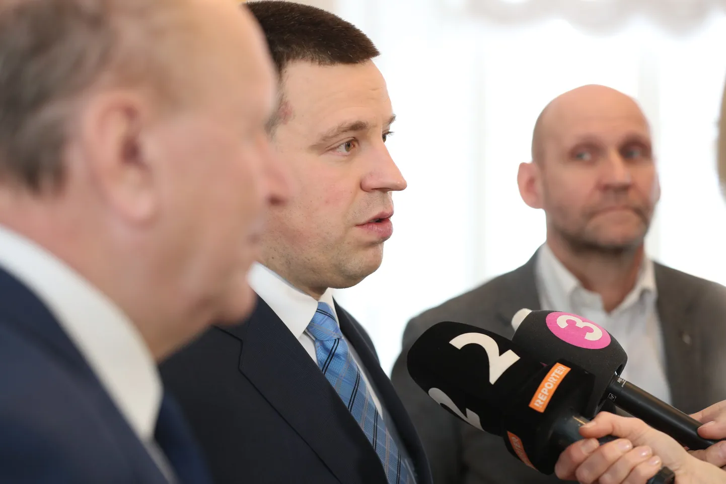 Keskerakonna, Isamaa ja EKRE esimehed.