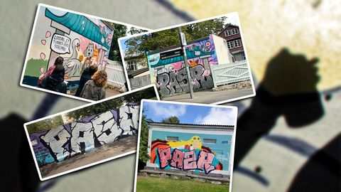 FOTOD ⟩ «Te kaotate selle sõja!» Tallinna linnapilti kaunistavad seinamaalingud on sattunud sodijate rünnaku alla