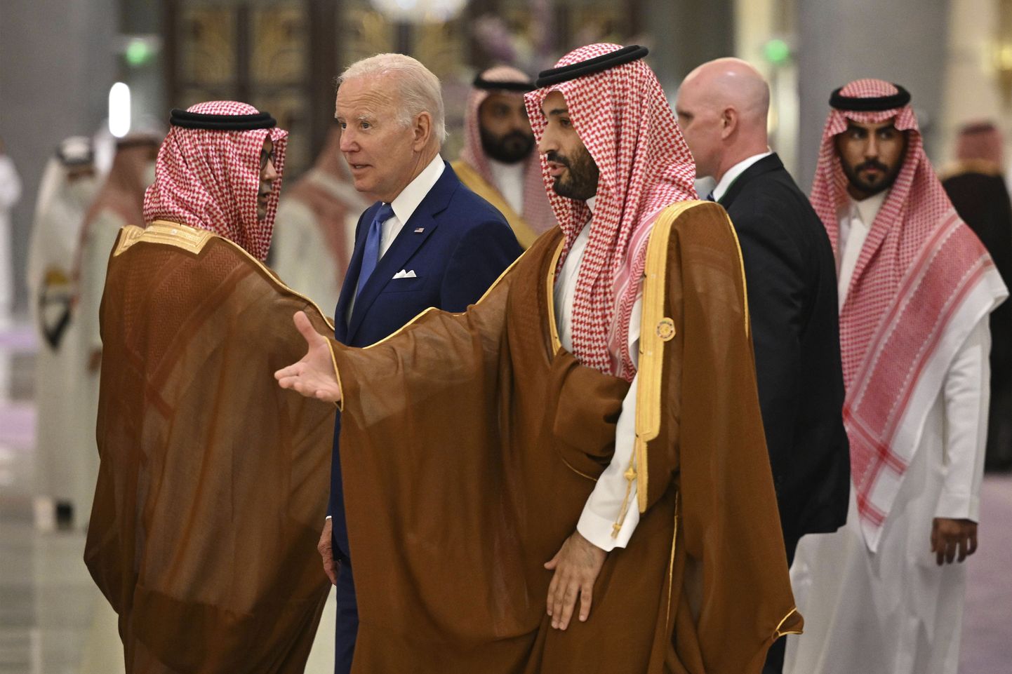 USA president Joe Biden ja Saudi Araabia kroonprints Mohammed bin Salman.