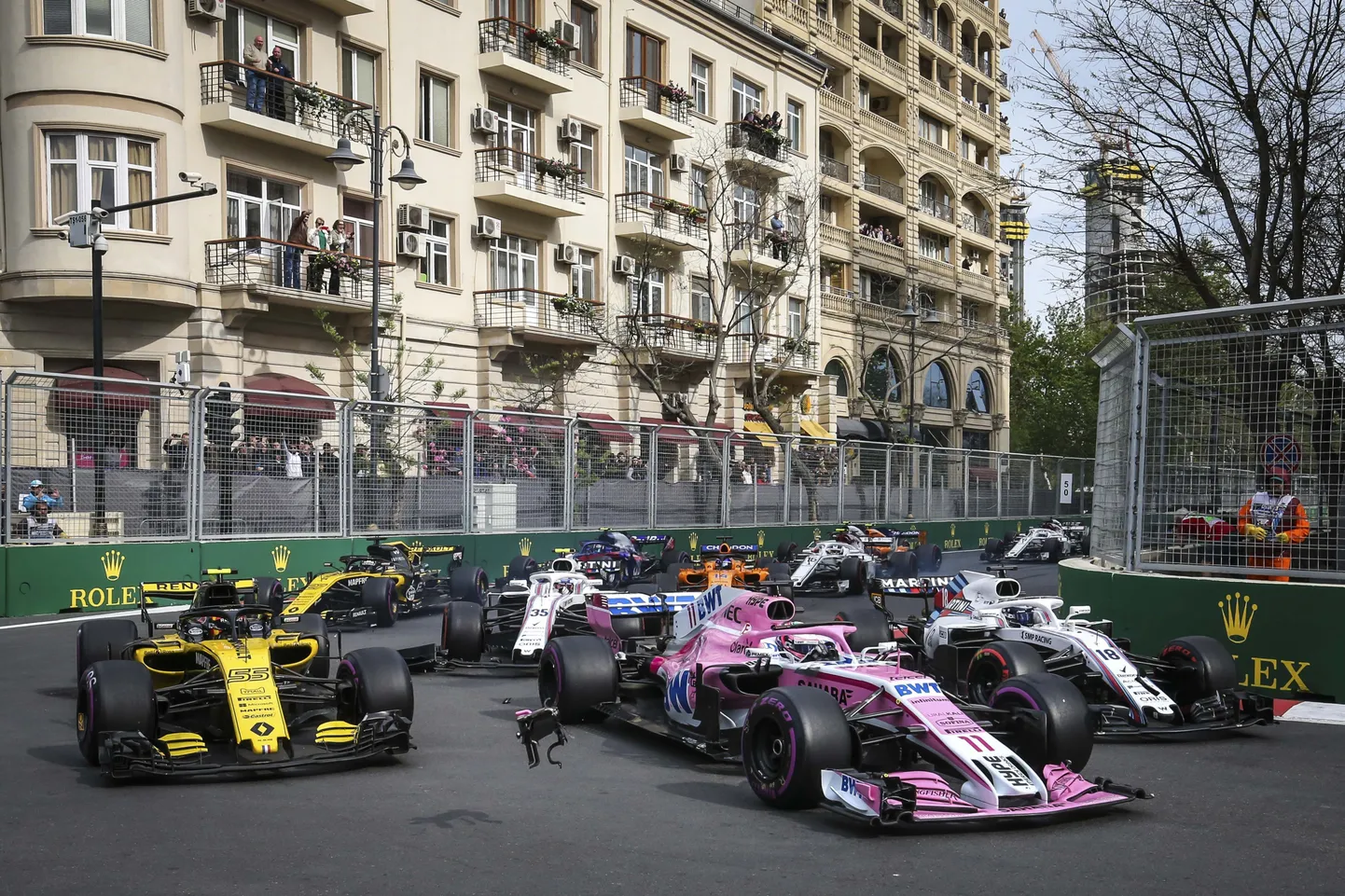 Formula 1 sacensības Baku ielās