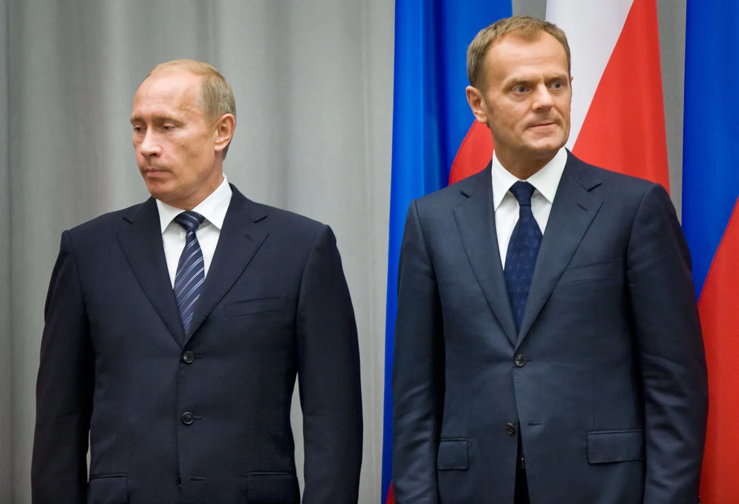 Vladimir Putin ja Donald Tusk mullu 1. septembril Gdanskis.