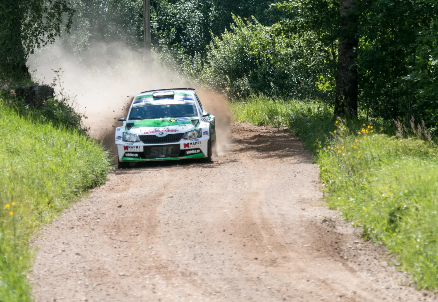 Lõuna-Eesti metsade ja kuplite vahelt otsepildi edastamine on paras väljakutse. Fotomeenutus üle-eelmise aasta rallilt.