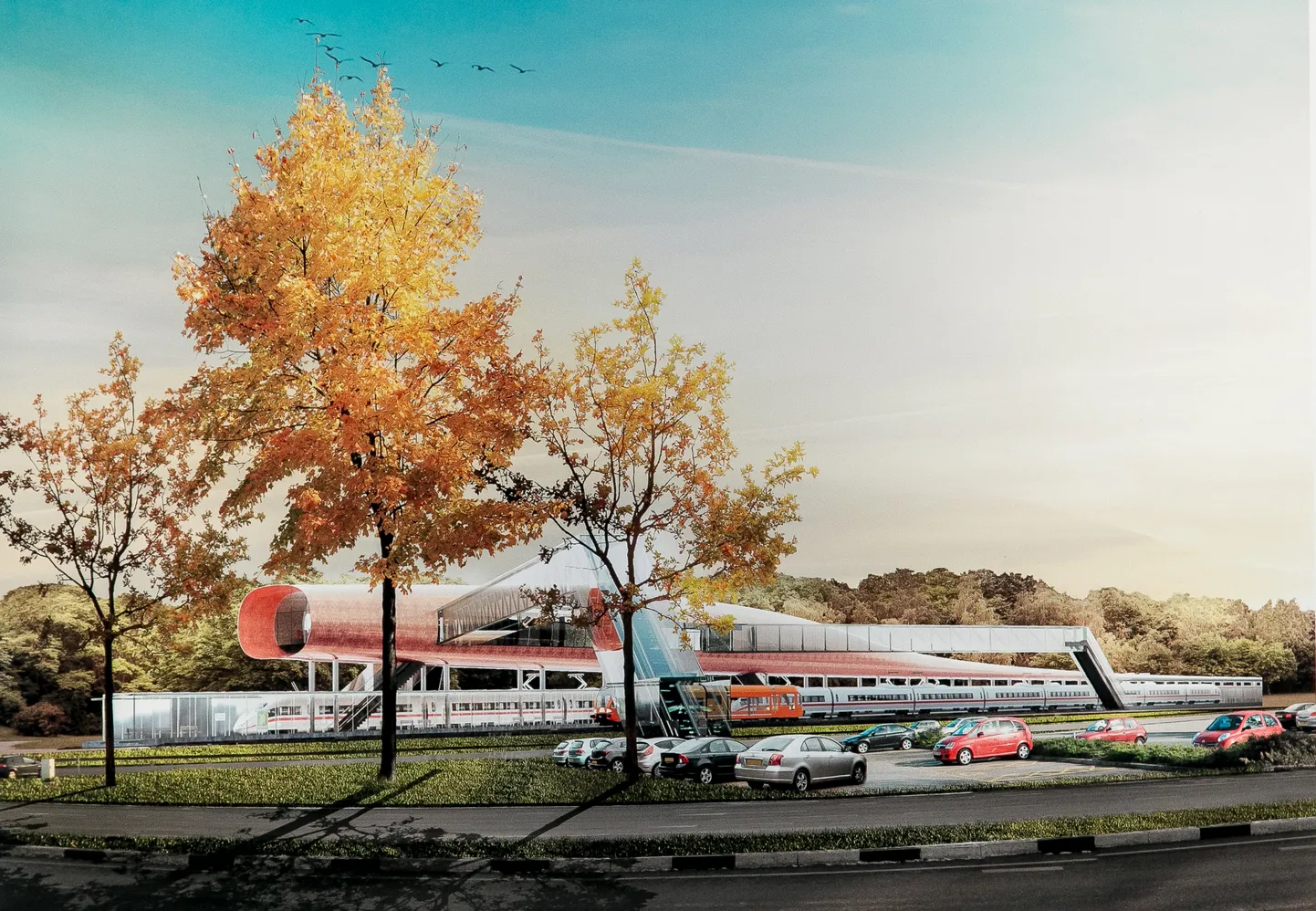 PRN01: RAIL BALTIC : PÄRNU, EESTI,  23DEC14-
Pildil võidutöö Water strider
ul/Foto URMAS LUIK PÄRNU POSTIMEES
