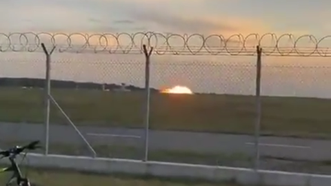Видео ⟩ Во время подготовки к авиашоу в Польше разбился истребитель F-16; пилот погиб