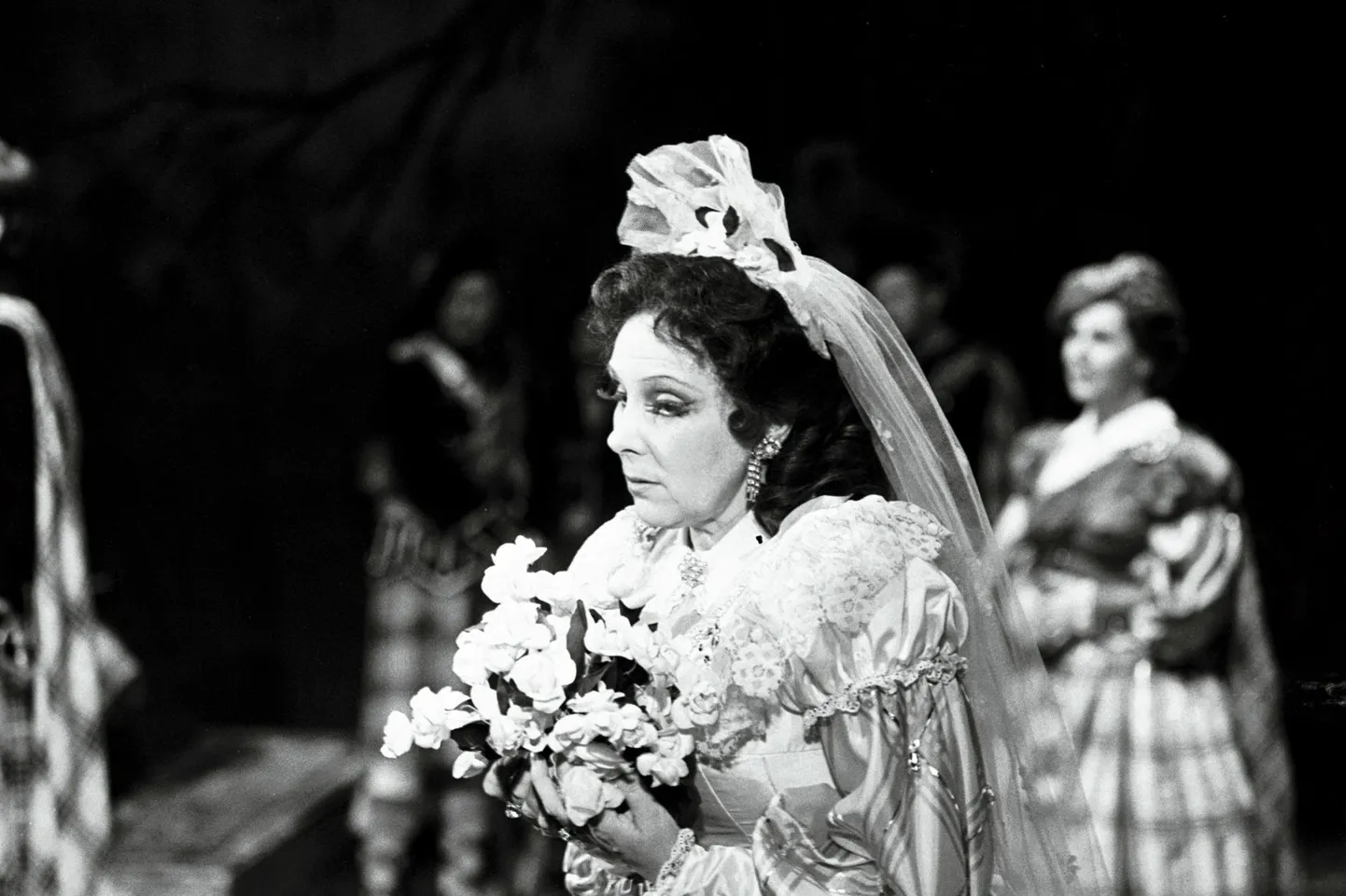 Margarita Voites 1986. aastal Lucia osas Gaetano Donizetti ooperis «Lucia di Lammermoor».