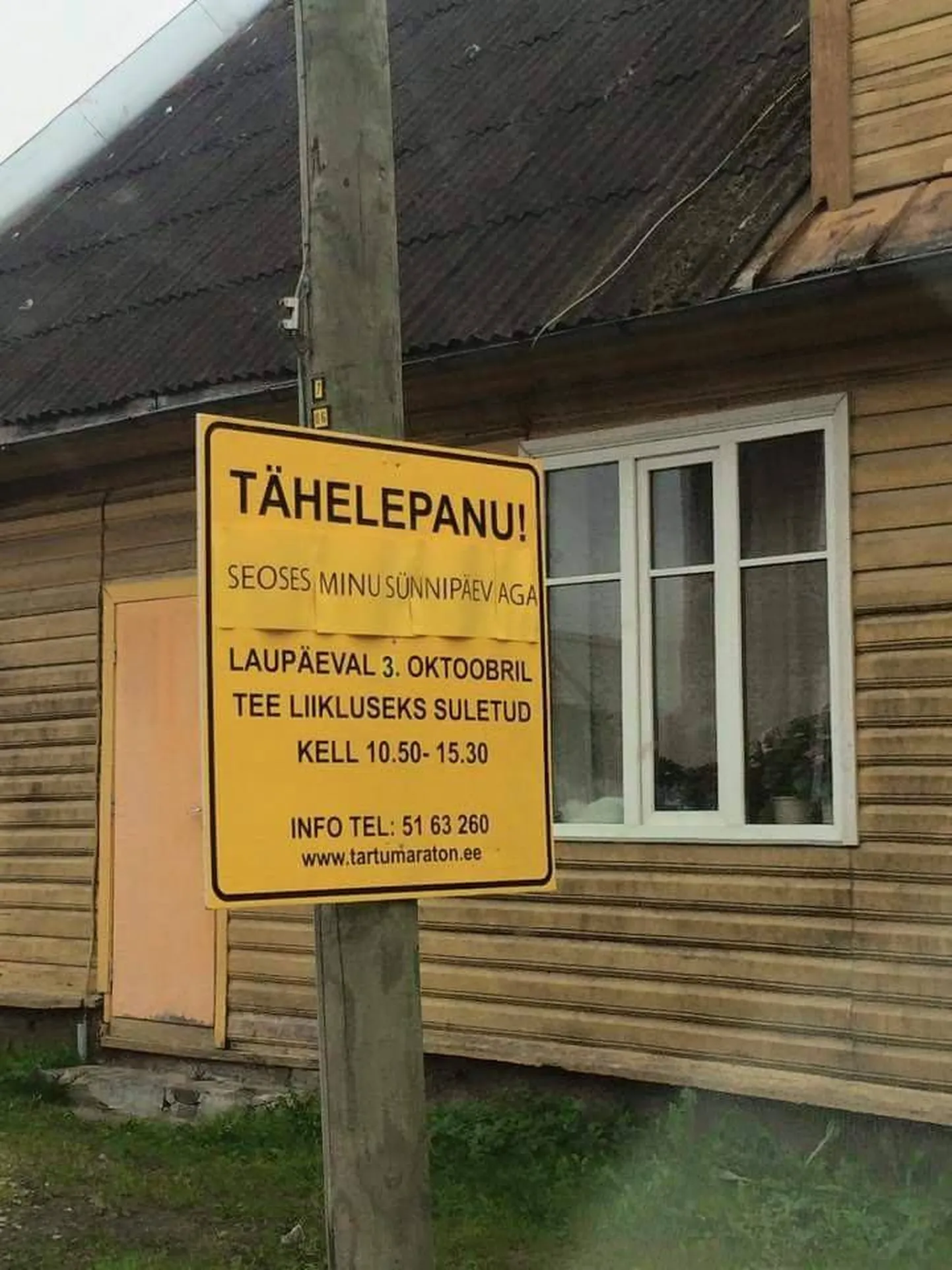Silt Tartus Kartuli tänaval.