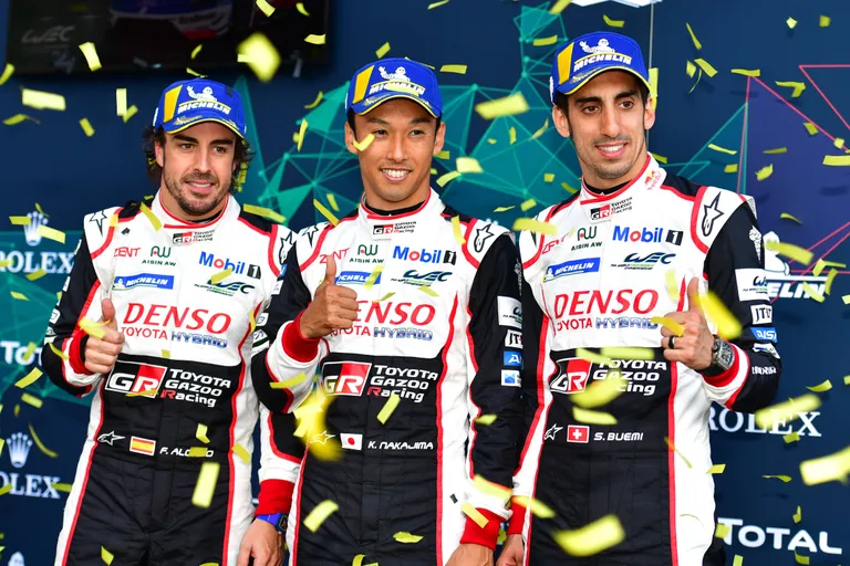 Fernando Alonso, Kazuki Nakajima ja Sebastien Buemi tõid Toyotale oodatud esikoha.