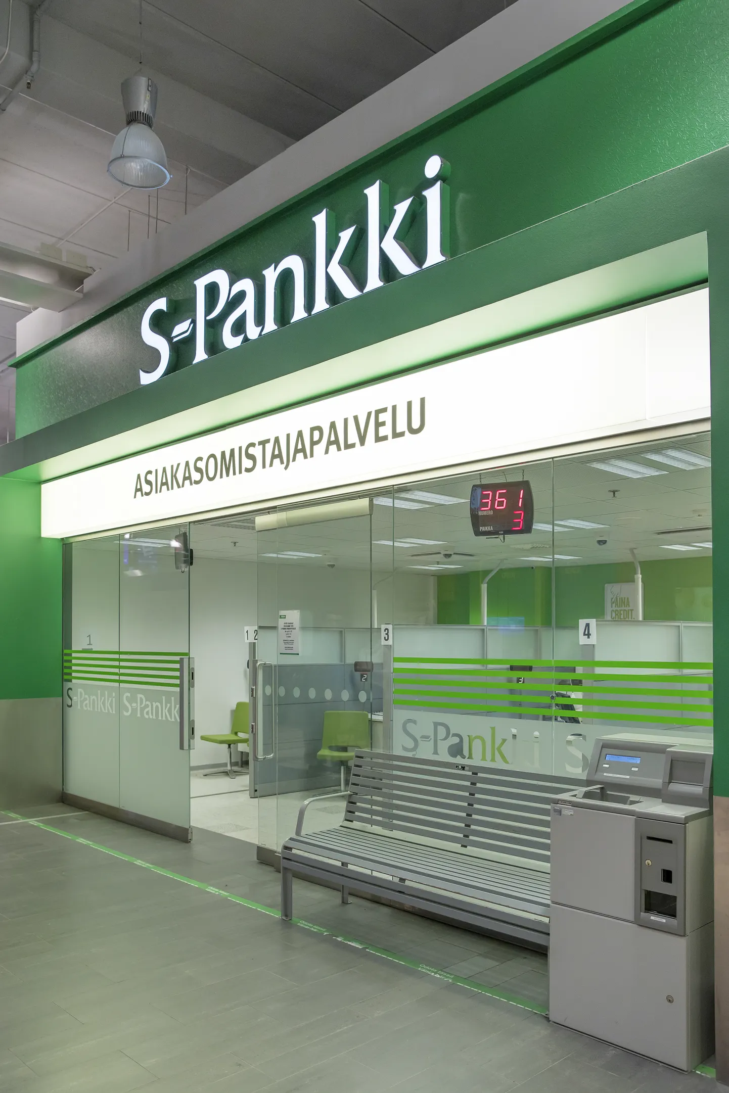 S-pankki kontor. Pilt on illustratiivne.