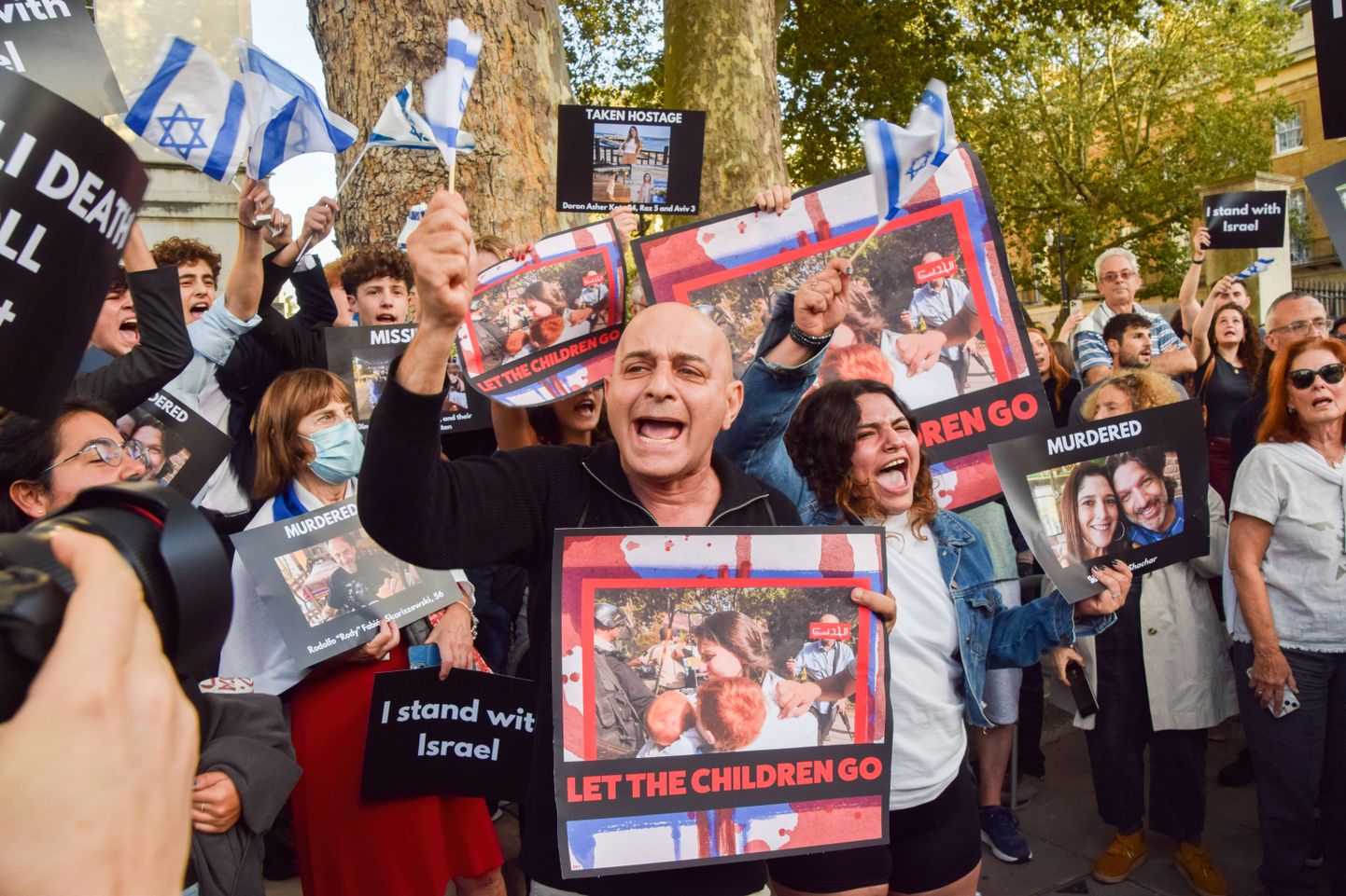 Iisraeli toetajate meeleavaldus nädala alguses Londonis.