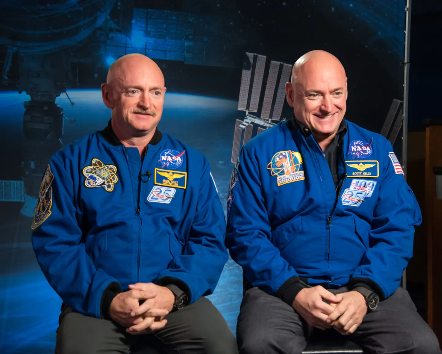 Kaksikvennad Mark (vasakul) ja Scott Kelly (vasakul).