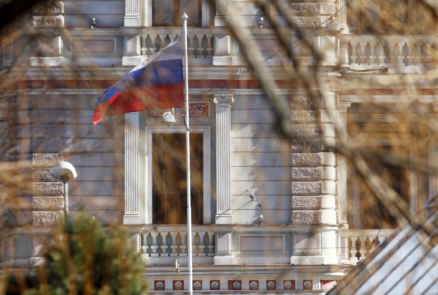 Vaade Vene saatkonnale Riias.