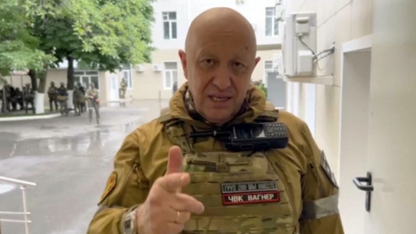 Vene eraarmee Wagneri juhi Jevgeni Prigožini videopöördumine 24. juunil 2023 Doni-äärses Rostovis