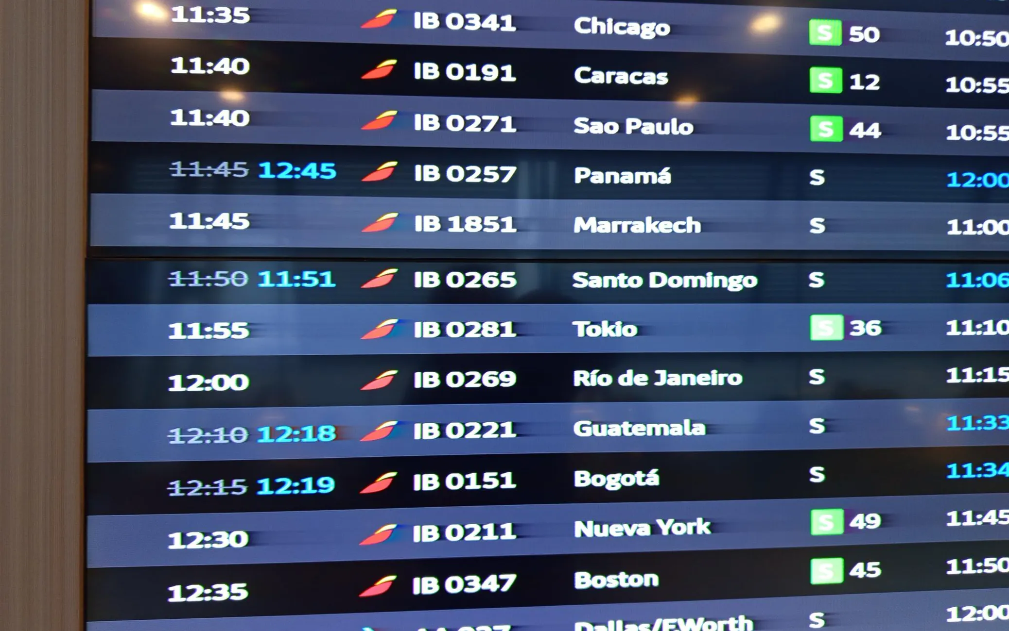 Madridis antakse täpsusele uus mõõde: Bogota lend hilineb 4 minutit!