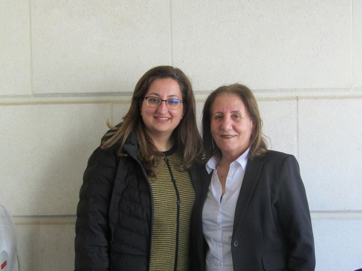 Jordaania Naiste Liidu juhataja Nadia ja projektijuht Maysa.