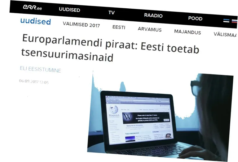 Eesistuja süüdistamine kohalikes pealkirjades
