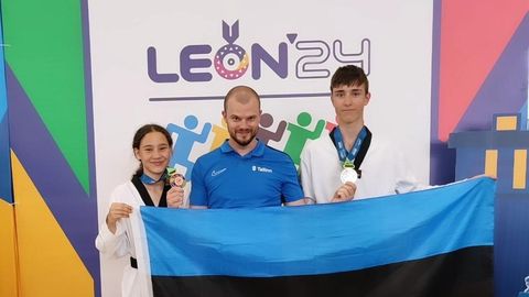 Эстонские тхэквондисты впервые в истории выиграли медали на Международных детских играх
