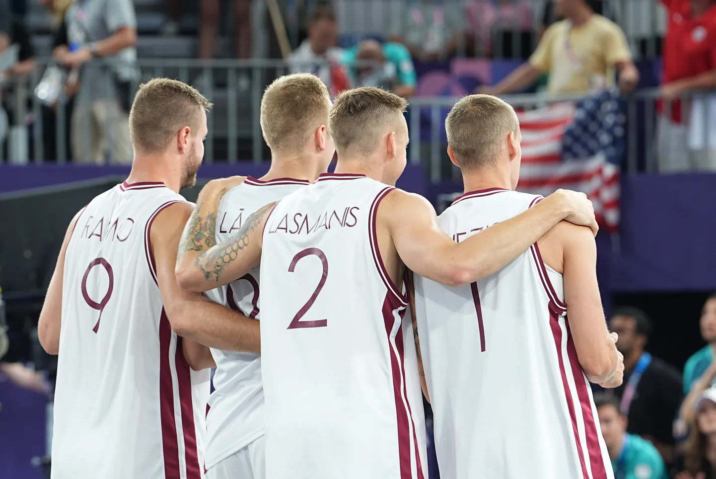 3x3 basketbola spēle starp Latvijas un Lietuvas valstsvienībām 2024.gada vasaras olimpiskajās spēlēs.