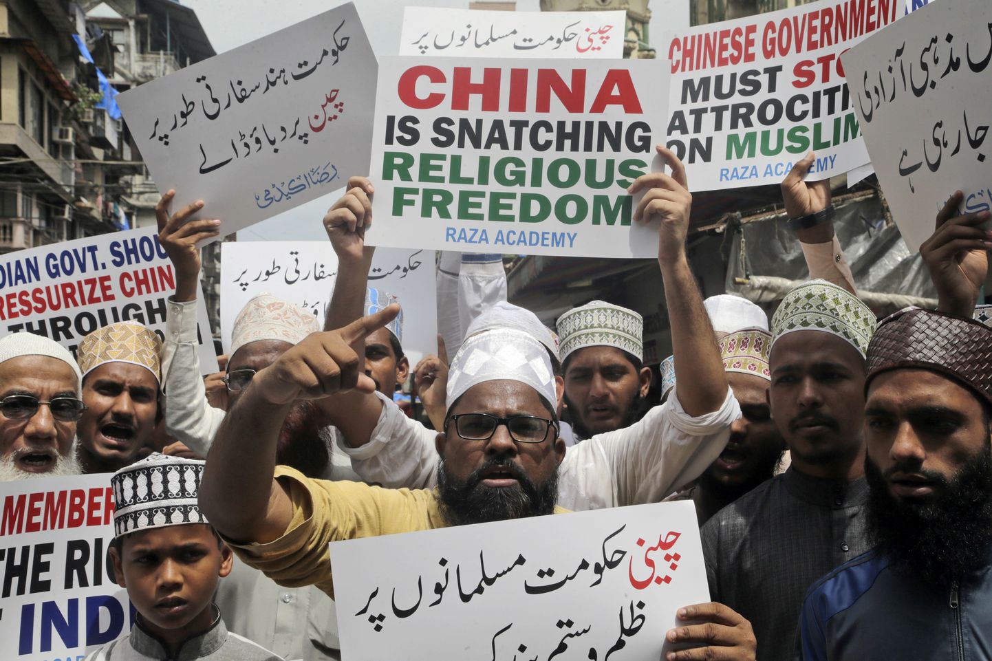 India moslemid avaldasid meelt uiguuride tagakiusamise vastu Hiinas.
