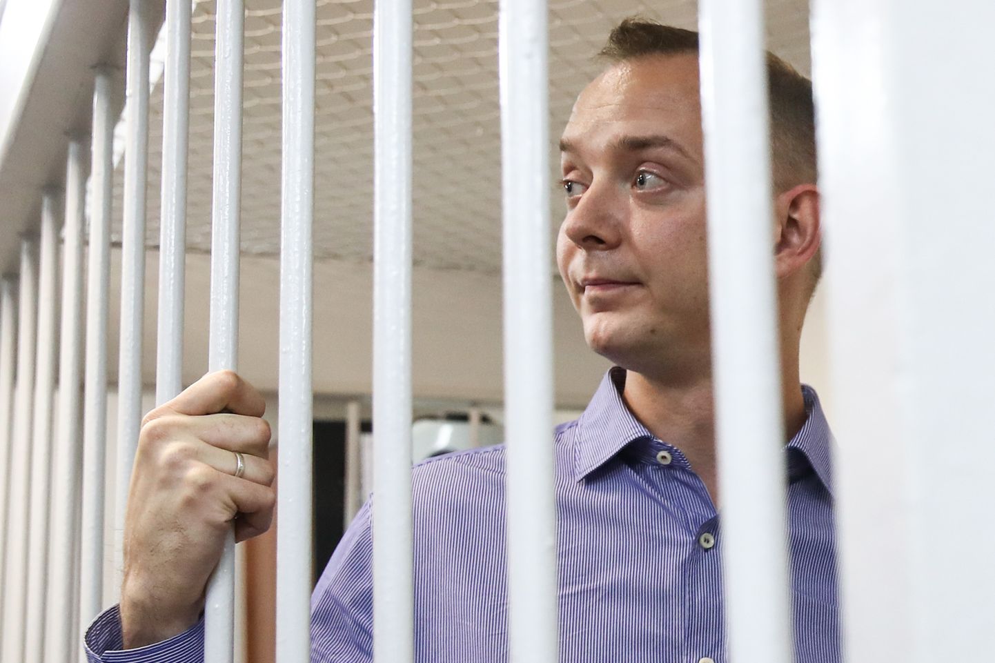 Ivan Safronov kohtuistungil Moskvas 7. juuli 2020.