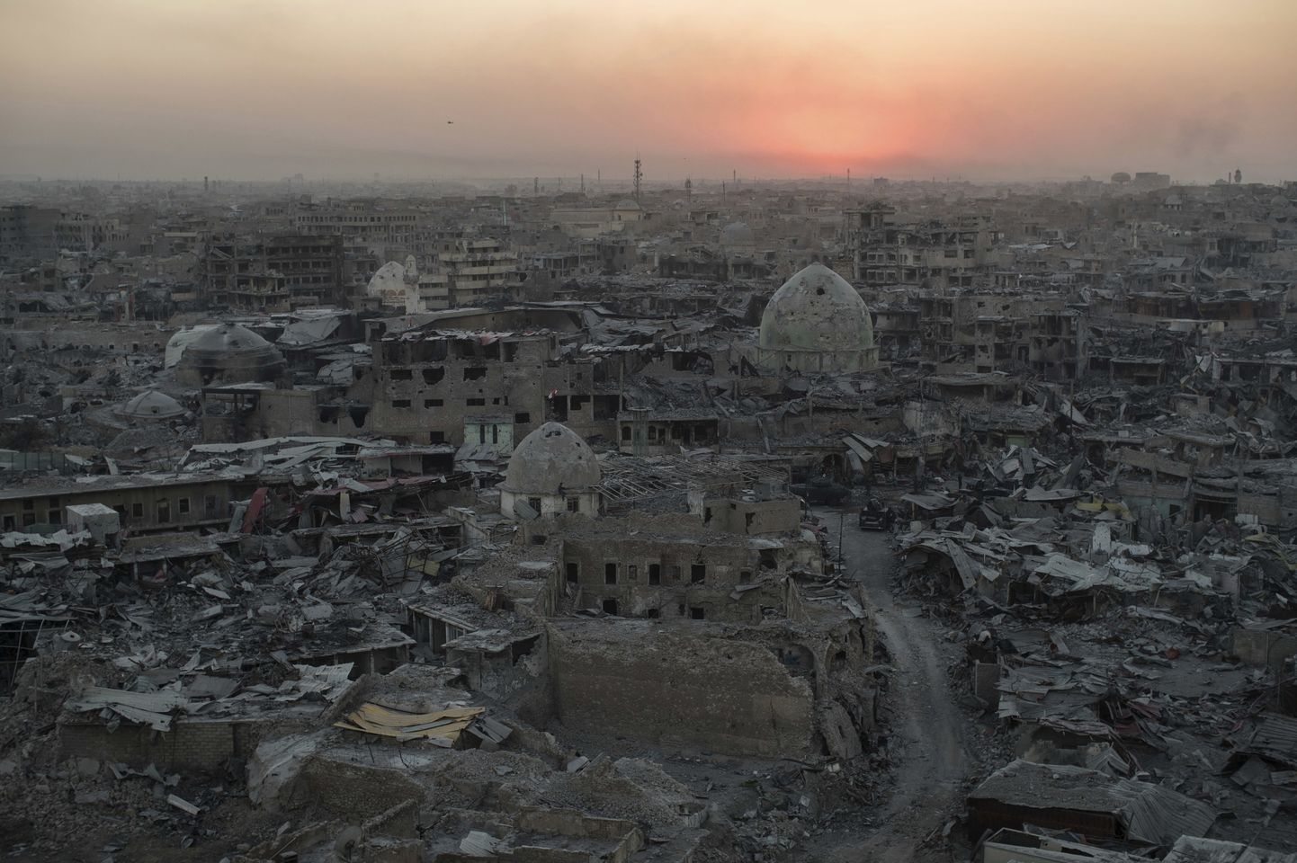 ISISe vastastes lahingutes hävitatud Raqqa.