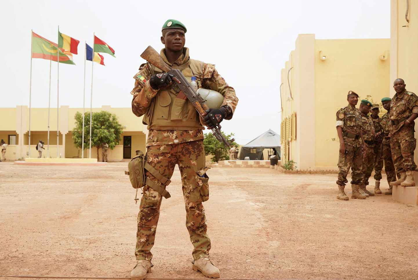 Mali sõdur ühisüksuses G5 Sahel.