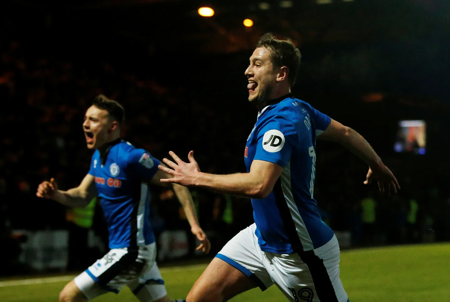 Rochdale'i mängijate rõõm on üüratu.
