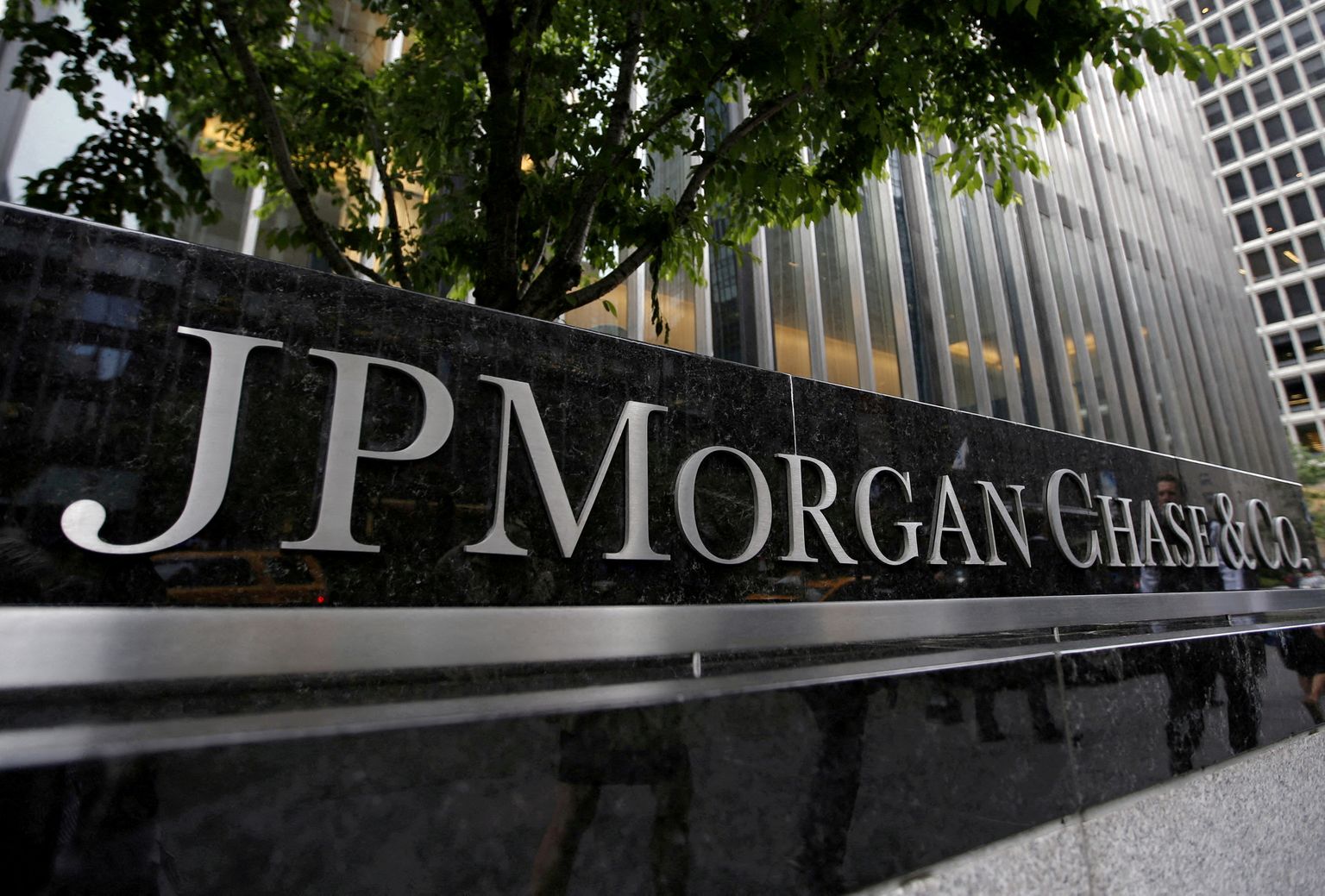 JP Morgan Chase & Co. ettevõtte peakorter New Yorgis.