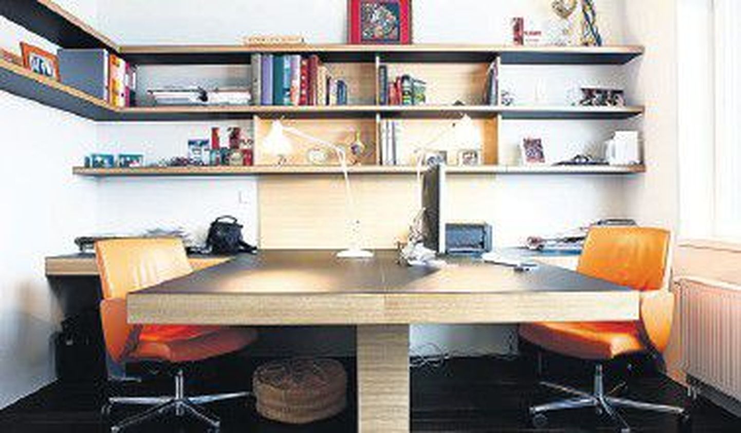 Модный и функциональный домашний офис: разработка эстонского дизайнера по интерьеру Тийу Труус.