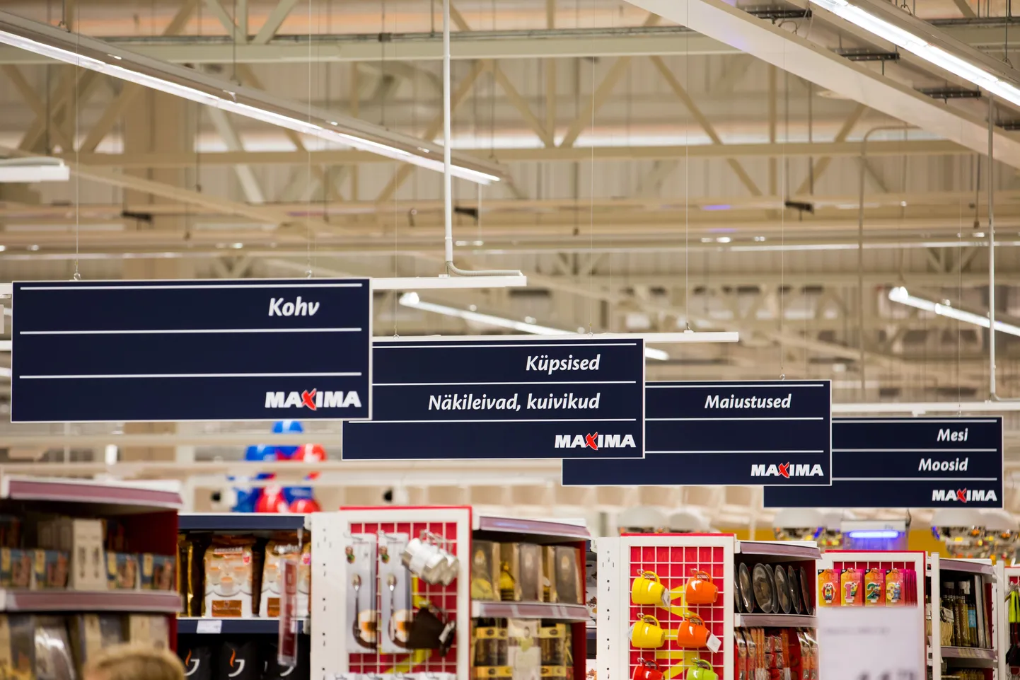 Maxima kauplus Tallinnas Linnamäe teel.