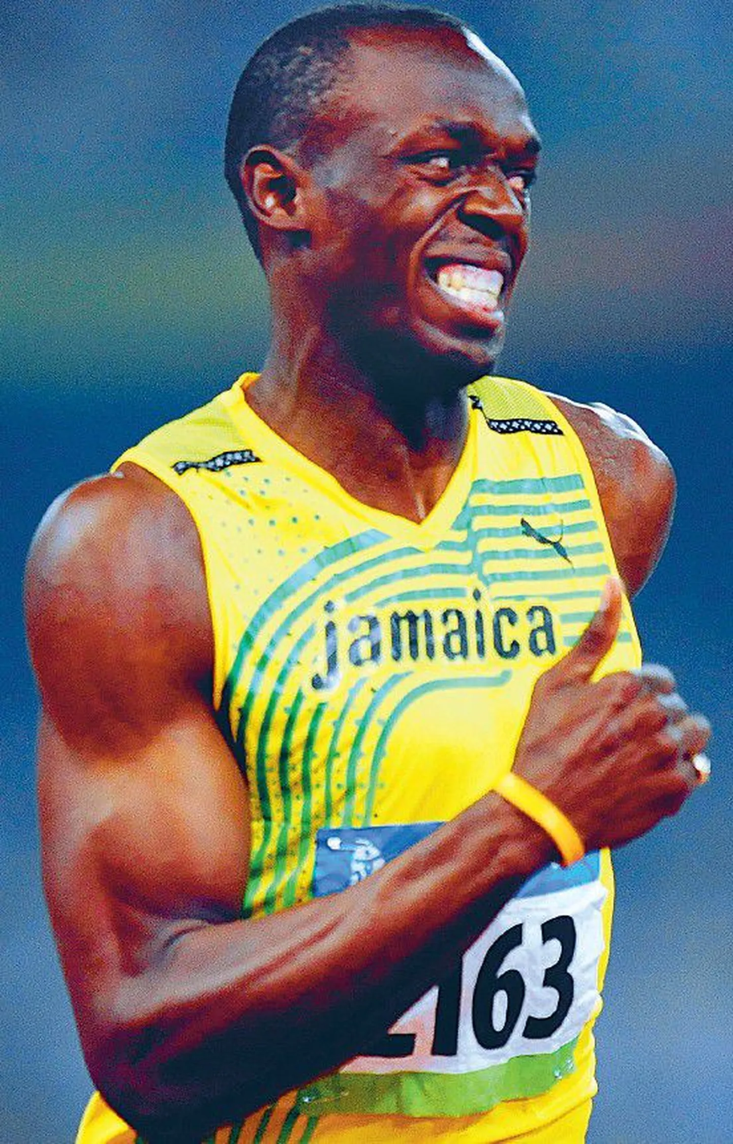 Kolmekordne olümpiavõitja Usain Bolt.